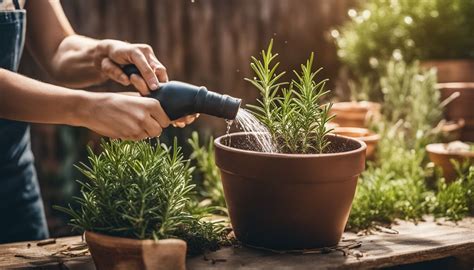 watering guide and table moisture meter rosemary|watering rosemary in containers.